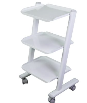 Chariot mobile Chariot Mobile 3 Étagères pour Cabinet Dentaire | Mobilier Médical