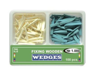 Coins en bois 100 pcs Coins Interdentaires en Bois d'Érable (100 pcs) | Matrice Dentaire