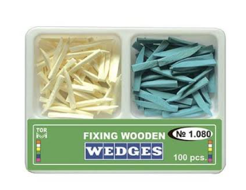 Coins Interdentaires en Bois d'Érable (100 pcs) | Matrice Dentaire
