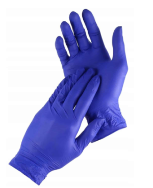 Gants d'Examen en Nitrile Sans Poudre | Hypoallergénique