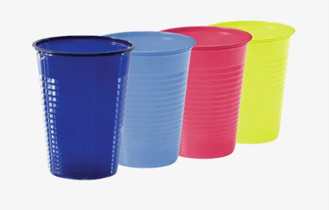 Gobelets en Plastique Dentaires (100 pcs) | Usage Unique