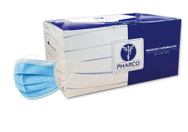 Masques Chirurgicaux Dentaires 3 Plis (Boîte de 50) | EPI Médical