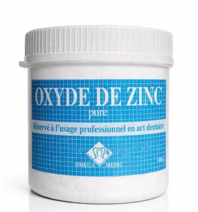 Oxyde de Zinc en Poudre | Préparation Endodontique et Ciment