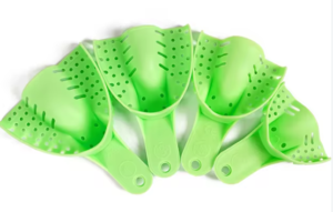 Porte-empreinte plastique Porte-Empreinte Plastique Jetable Perforé | Empreinte Dentaire