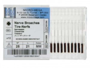 Tire-Nerfs GenENDO (12 pcs) | Extirpateur Pulpaire Barbelé