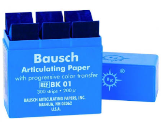 Papier à Articuler Bausch 200µm / 40µm | Contrôle d'Occlusion