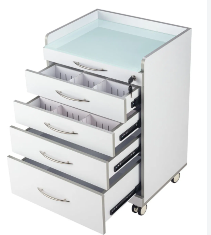 Table Mobile (Guéridon) pour Cabinet Dentaire | Support Matériel